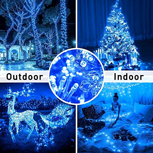 33ft 100 LED Blue Christmas Tree Lights (33 Foot)