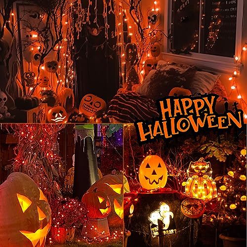 Halloween Lights Orange Lights