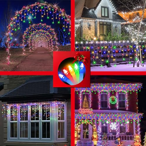 1332 LED 132FT Christmas Icicle Lights