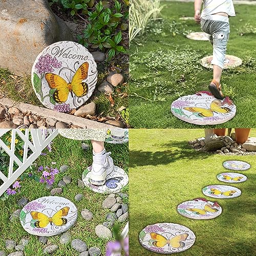 Garden Décor Stepping Stones Outdoor 10 * 10 * 0.75 Inch
