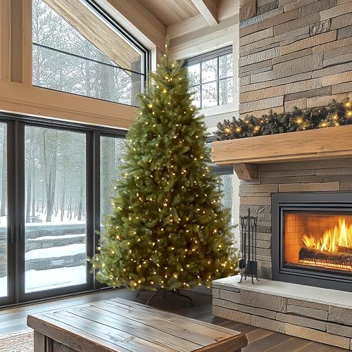 9ft Pre Lit Dunhill Fir Artificial Christmas Tree