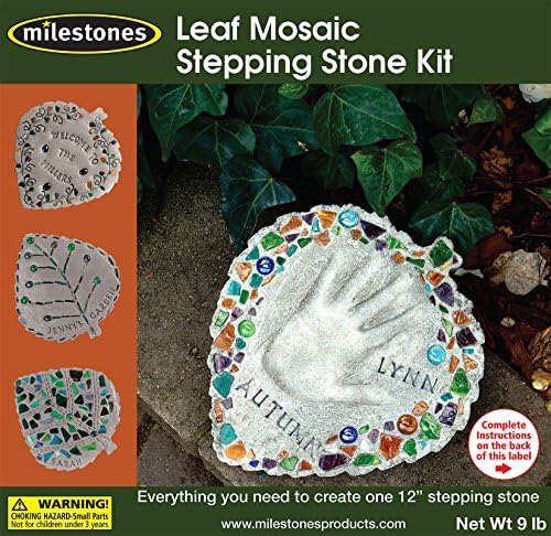 Mosaic Stepping Stone Kit, Leaf