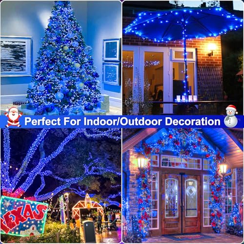 Blue Christmas Lights Outdoor