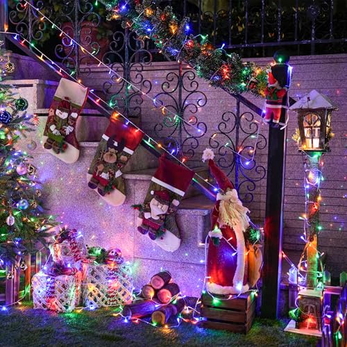 Connectable 91.5ft 250 LED Multicolor Christmas Lights Indoor (91.5 Foot)