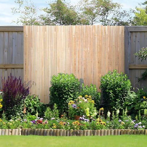 Natural Bamboo Fence Privacy Screen (78 Sq Ft)