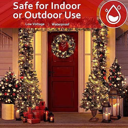300 LED Warm White Christmas Lights Outdoor Indoor