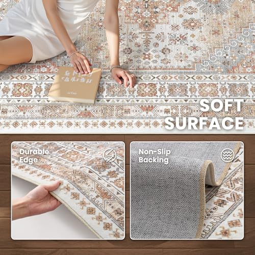 3x5 Area Rug Ultra Soft Washable Rug