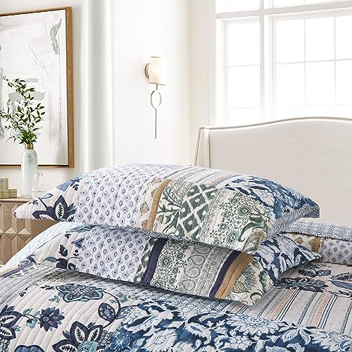 Queen Quilt Set Reversible Quilted Bedspread 3