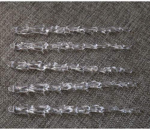 Chrismtas Tree icicles 50 pcs Acrylic Icicle Ornament Set for Chrismtas Decoration