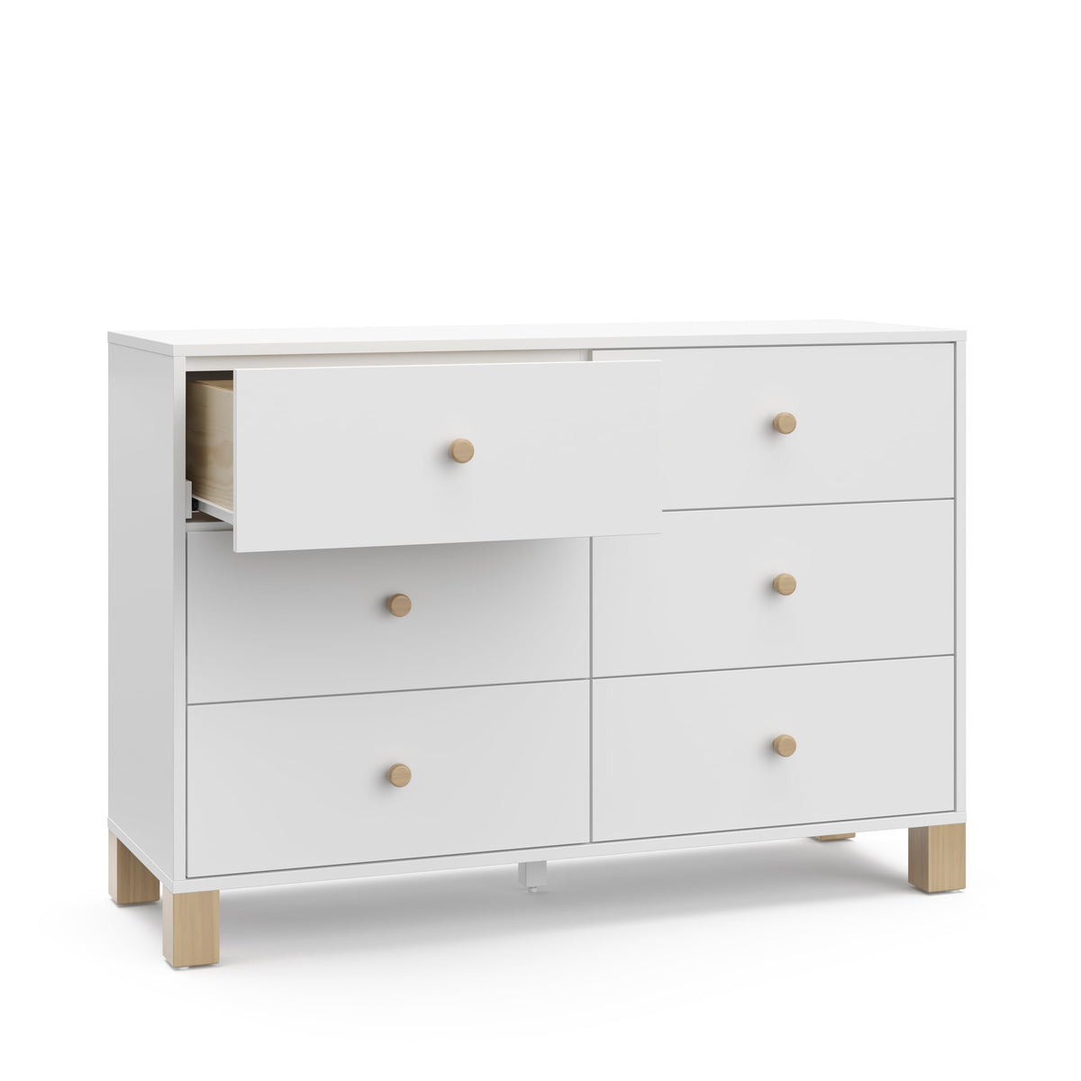 California 6 Drawer Double Dresser