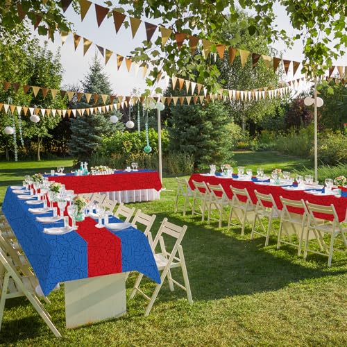 2Pcs Spider Web Themed Birthday Party Tablecloths Decorations (2 Count)