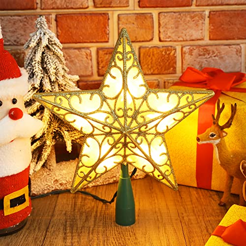 Christmas Star Tree Topper Lights