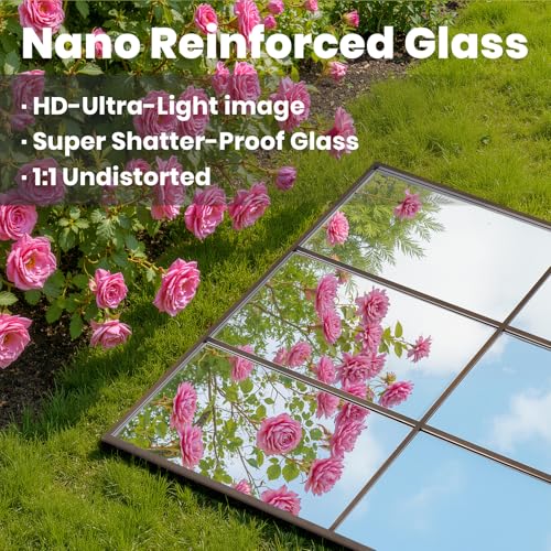 Large Window Pane Full Length Mirror for Wall 65"x24"