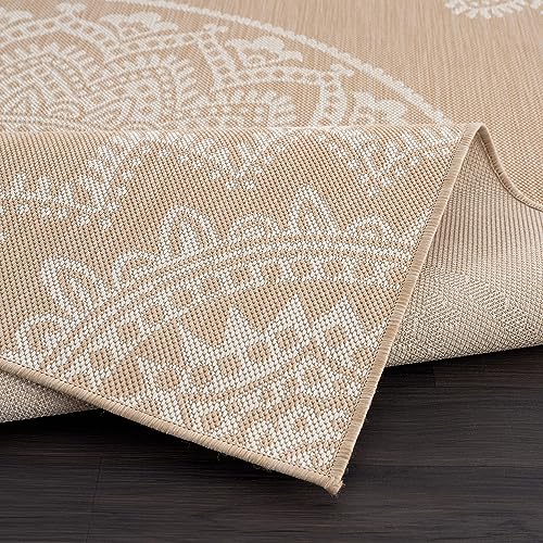 Outdoor Rug 5x7 Modern Area Rugs for Indoor and Outdoor Patios and Porches