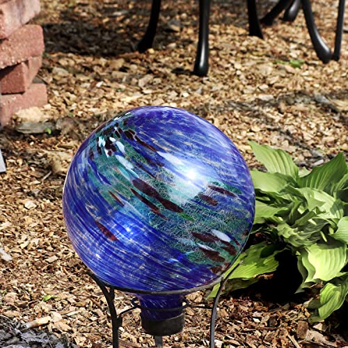 Sunnydaze 10" Glass Gazing Ball for Garden