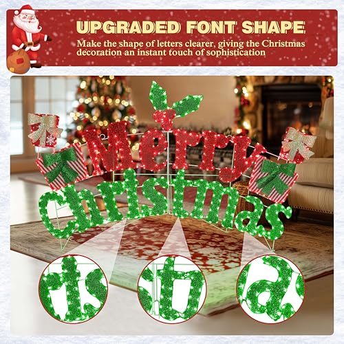 6FT Merry Christmas Sign for Decoration