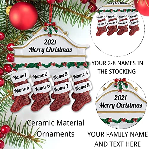 Personalized Christmas Ornaments Family of 2