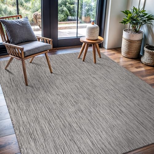Outdoor Rug 8x10 Modern Area Rugs for Indoor and Outdoor Patios and Porches (80 Sq Ft)