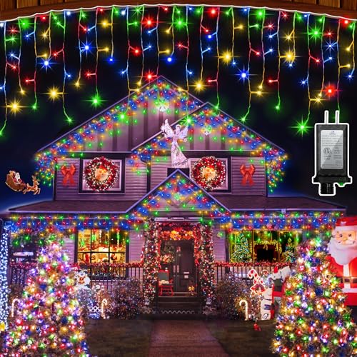1332 LED 132FT Christmas Icicle Lights