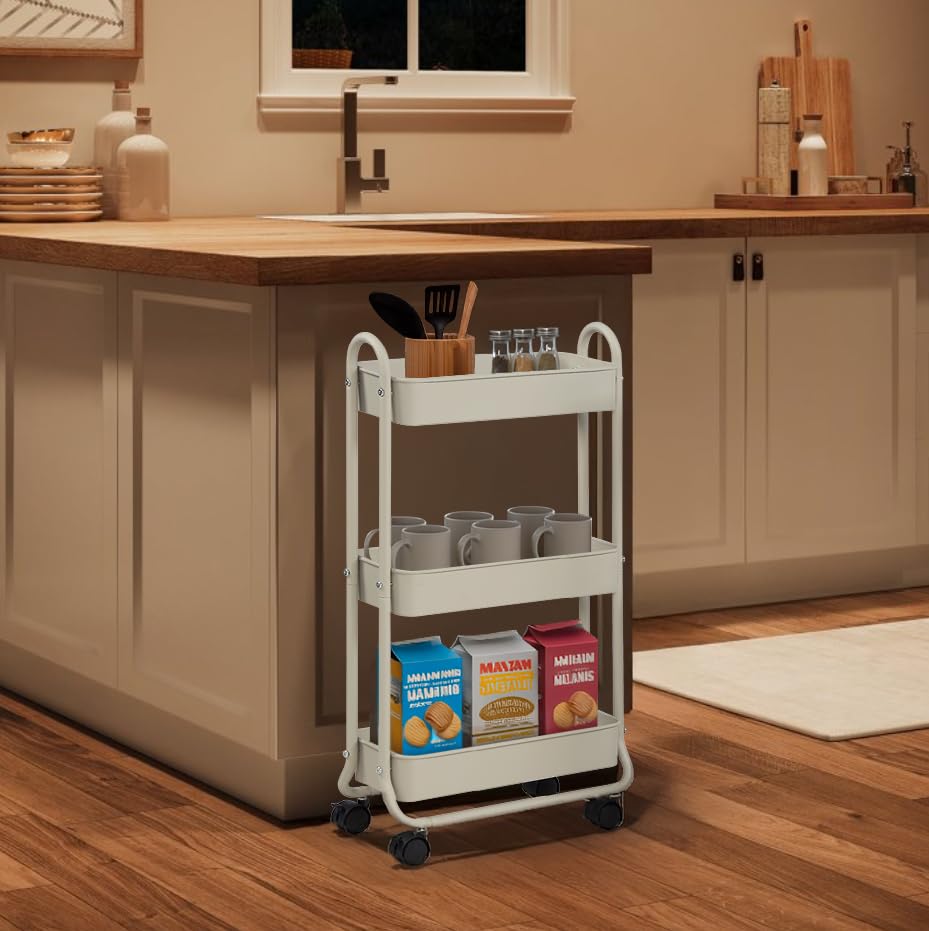 Slim Rolling Storage Cart