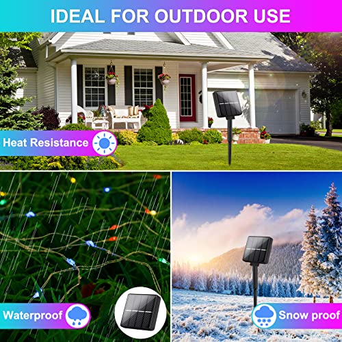 4 Pack Solar String Lights Outdoor 288FT (4 Count)