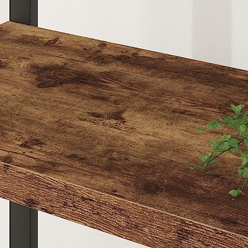 6 Tier Industrial Bookshelf for Living Room Office