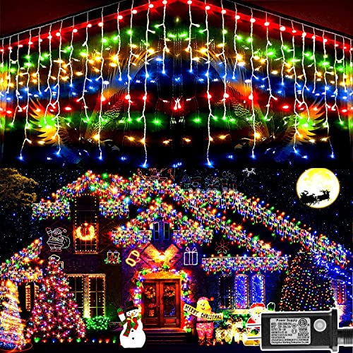 99FT 1216 LED Christmas Lights Outdoor Decorations Hanging Light