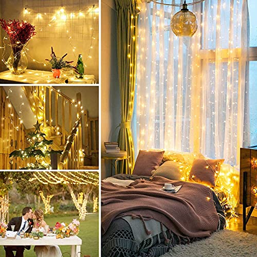 Connectable 250 LED Warm White Christmas Lights Indoor Outdoor (91.5 Foot)