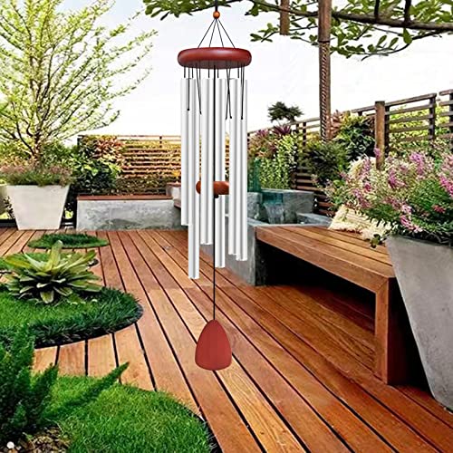 Large Aluminium Wind Chimes Outside