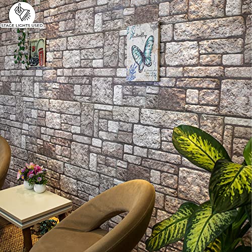 3D Wall Panels Faux Brick (27 Sq Ft)