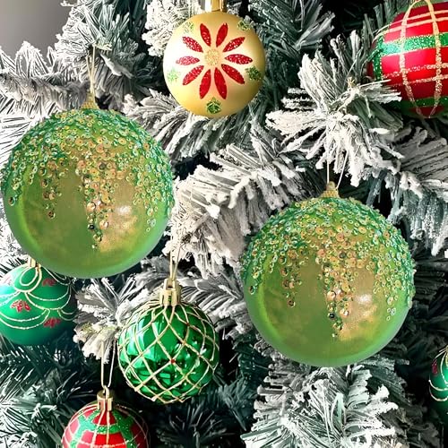 3Pcs Christmas Balls Ornaments (3 Count)
