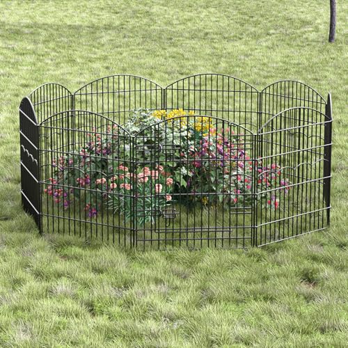 Decorative Garden Fence 12 Panels 26.8ft