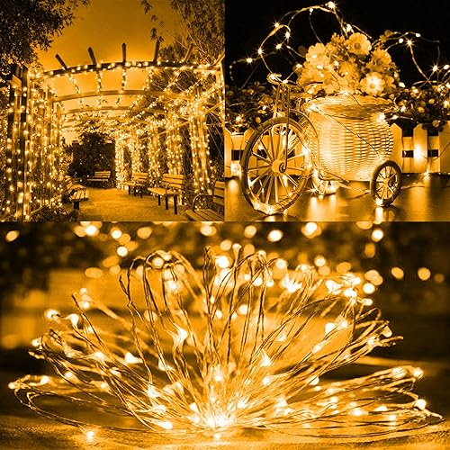 Warm White Solar String Lights Outdoor