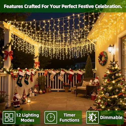 1332 LED 132FT Christmas Lights (132 Foot)
