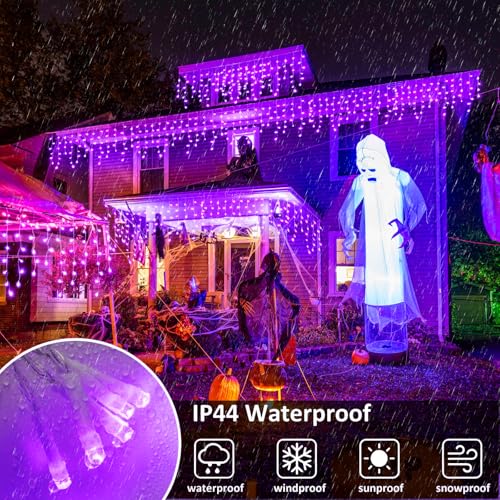 33FT 400 LED Icicle Lights for Outside