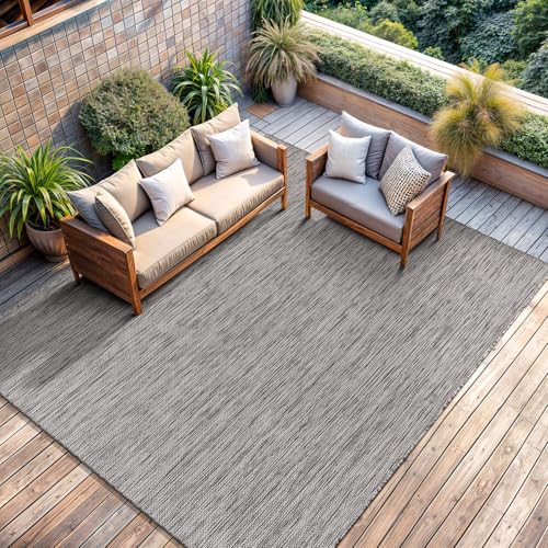 Outdoor Rug 10x14 Modern Area Rugs for Large Indoor and Outdoor Patios and Porches