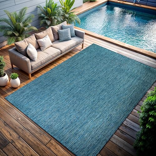 Outdoor Rug 10x14 Modern Area Rugs for Large Indoor and Outdoor Patios and Porches (20160 sq in Count)