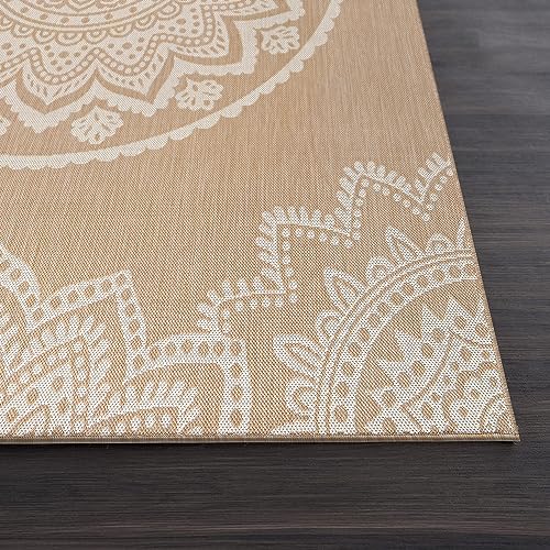 Outdoor Rug 5x7 Modern Area Rugs for Indoor and Outdoor Patios and Porches