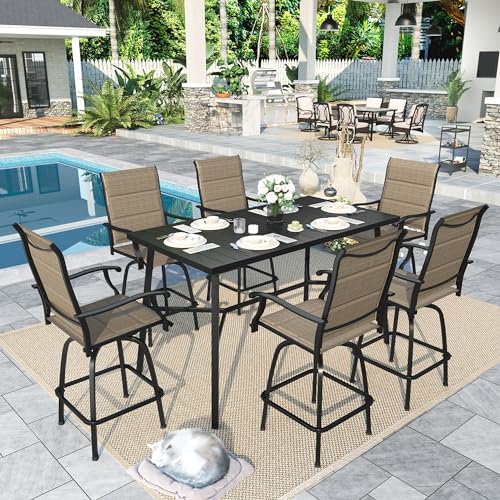 7 Piece Bar Height Outdoor Table and Chairs (7 Count)