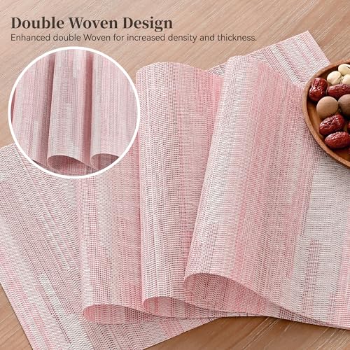 Misty Rose Placemats Set of 8 (8 Count)