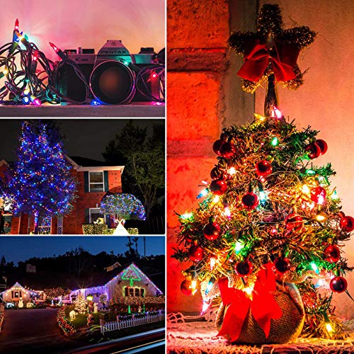 Clear Christmas String Lights 100 Counts 20 Feet Multicolor (20 Foot)