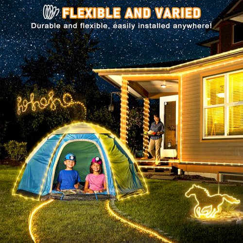 100FT 300 LED Rope Lights for Outside
