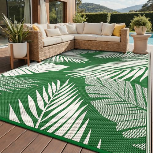 Outdoor Rug Waterproof Plastic Rugs for Patio