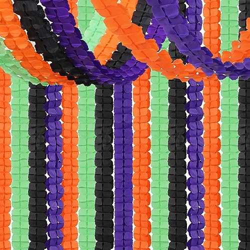 Black Purple Orange Green Halloween Party