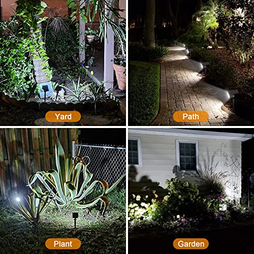 Solar Spot Lights Outdoor IP67 Waterproof (12 Count)
