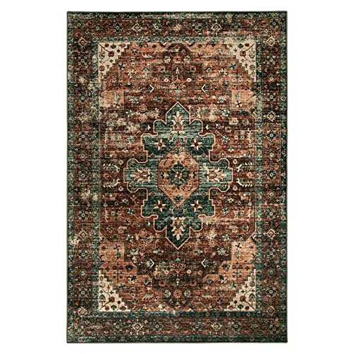 Ultra Thin Washable Vintage Area Rug