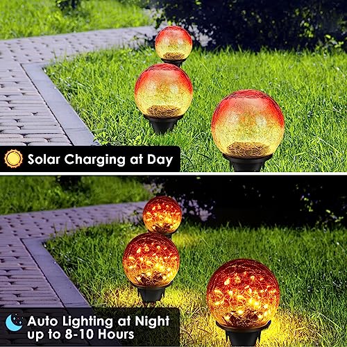 2 Pack Garden Solar Lights Outdoor Decorative (2 Count)
