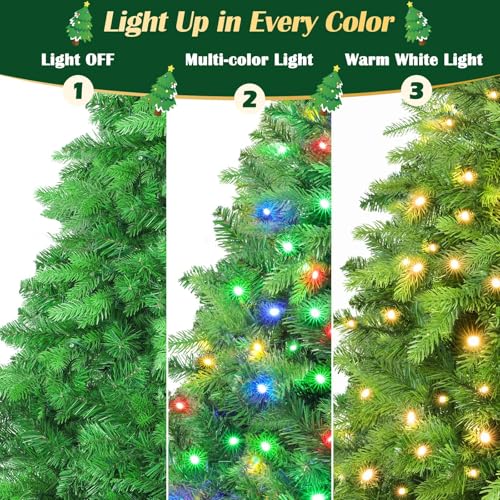 9FT Pre Lit Christmas Tree with Remote Control