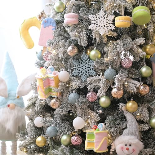 50ct Christmas Tree Decorations Ball Ornaments 2 Inches (50 Count)