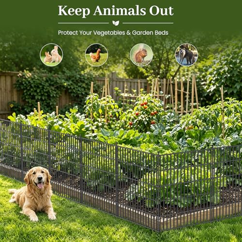No Dig Garden Fence Outdoor for Yard (315.52 sq ft sq ft)